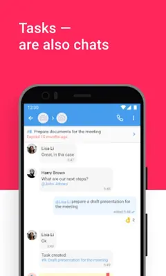 tada.team — task messenger android App screenshot 3